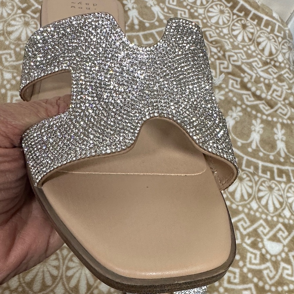 a new day Silver Embellished Slide Sandals - Picture 7 of 8